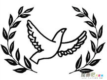 和平鸽简笔画：如果我是一只和平鸽