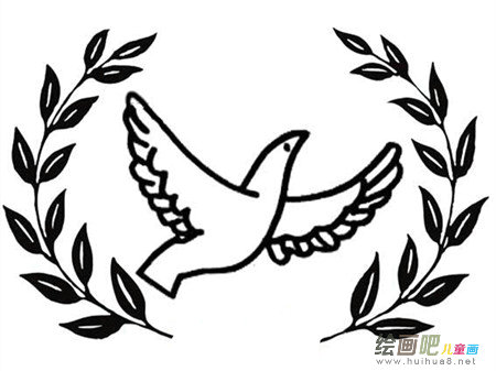 和平鸽简笔画：如果我是一只和平鸽