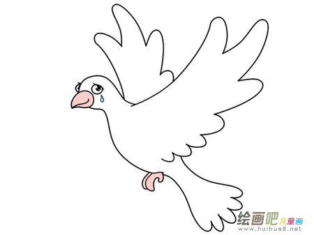 和平鸽简笔画：放飞和平鸽唱响和平歌