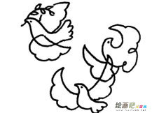 和平鸽简笔画：飞到世界的每一个角落