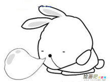 兔子简笔画：小白兔成长记