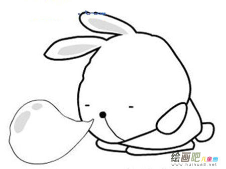兔子简笔画：小白兔成长记