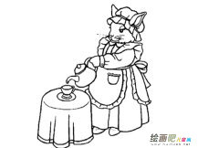 兔子简笔画：小兔子吉布寻找睡眠