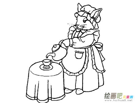 兔子简笔画：小兔子吉布寻找睡眠
