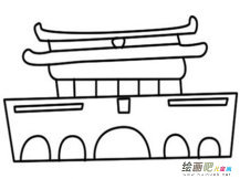 天安门简笔画：读《天安门广场》有感