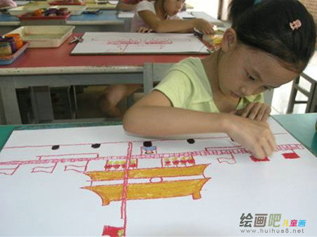 天安门简笔画：再见了天安门