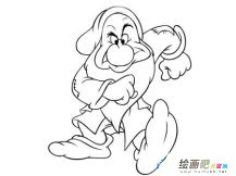 动漫人物简笔画：七个小矮人