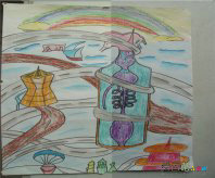 儿童科幻画：想象丰富的科幻画作品