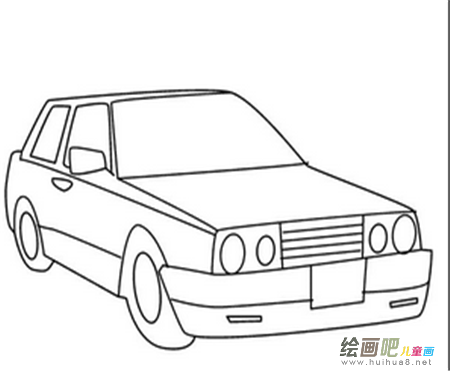 小汽车简笔画：读《小汽车和小兰》有感