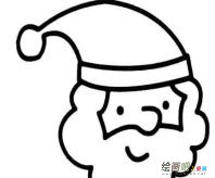 圣诞老人简笔画：圣诞老人