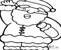圣诞老人简笔画：我的圣诞老人