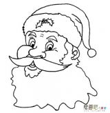 圣诞老人简笔画：圣诞老人来啦