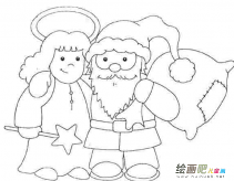圣诞老人简笔画：我是圣诞老人