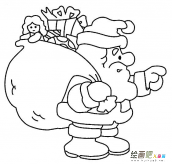 圣诞老人简笔画：圣诞老人怎么了？