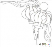 灯笼简笔画：我有一个小灯笼
