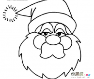 圣诞老人简笔画：圣诞老人的雪橇