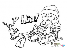 圣诞老人简笔画：圣诞简笔画