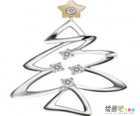 圣诞树简笔画：买圣诞树