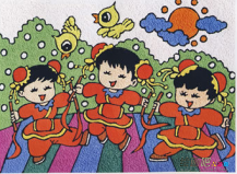 春节儿童画：春节