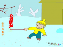 春节儿童画：元宵节