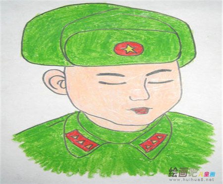 雷锋简笔画：传播希望，牵手雷锋