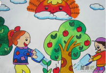 儿童画春天：小学生春天儿童画欣赏