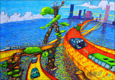 儿童科幻画：我是小小科学家
