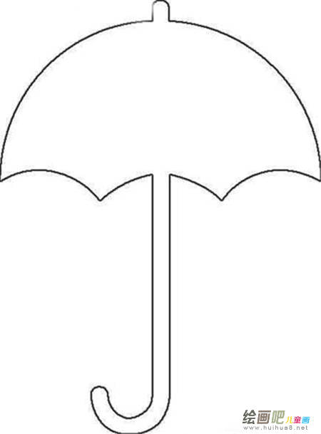 雨伞简笔画