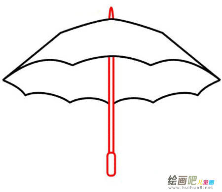 雨伞简笔画