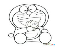 动漫人物简笔画：我有一个机器猫