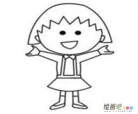 动漫人物简笔画：樱桃小