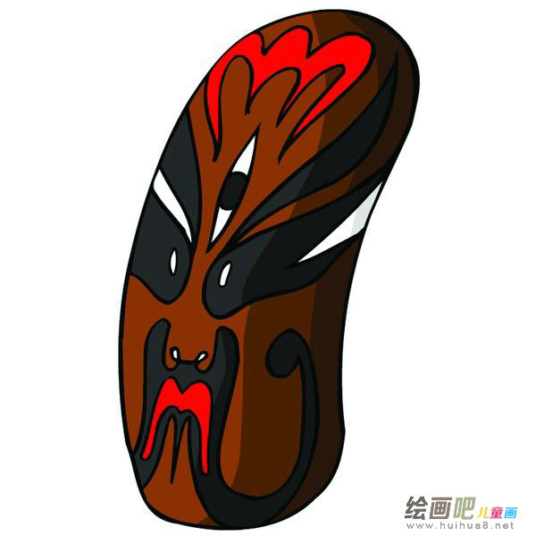 脸谱简笔画：花旦的分类