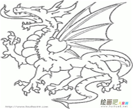 龙的简笔画：龙_550字