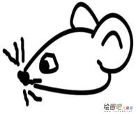 小老鼠简笔画：写仓鼠