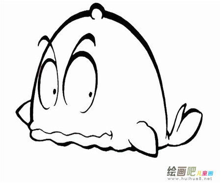 海洋生物简笔画：参观海洋生物展览