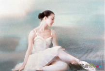 水彩画：水彩画人物写生的构图,结构与透视解