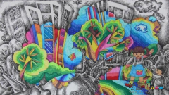 儿童科幻画：未来交通工具