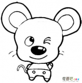 小老鼠简笔画：小老鼠杰克的历险故事