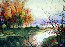 水彩画：我
