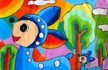 蜡笔画：蜡笔画图片