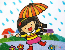 蜡笔画：蜡笔和画纸