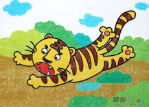 蜡笔画：索溪峪的云