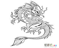 龙的简笔画：中国的神兽