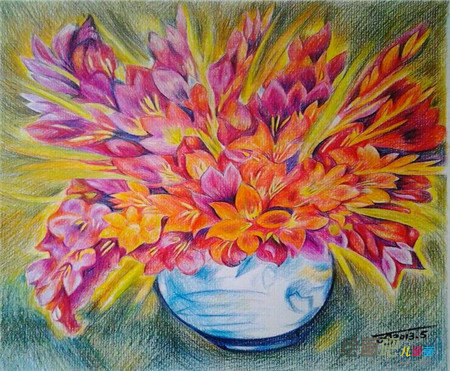 彩色铅笔画：水溶性彩色铅笔画
