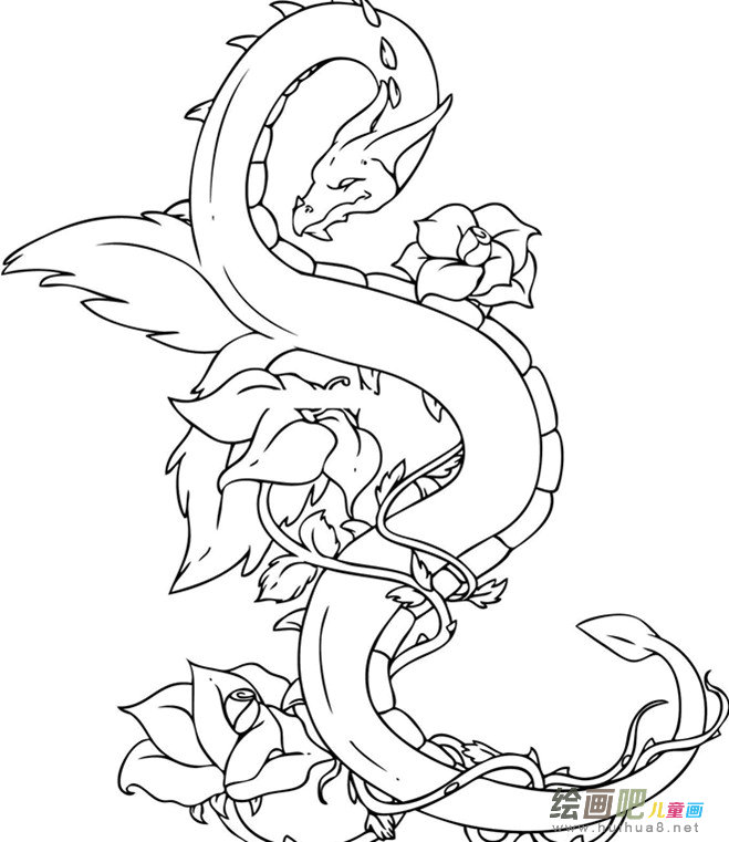 龙的简笔画