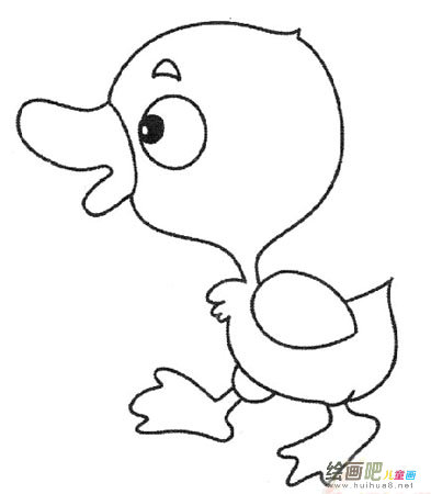 小鸭子简笔画