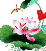 彩色铅笔画：美丽的荷塘月色