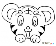老虎简笔画：我的老虎脾气