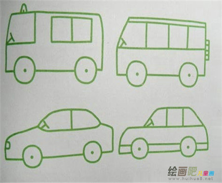 小汽车简笔画：如何发明小车