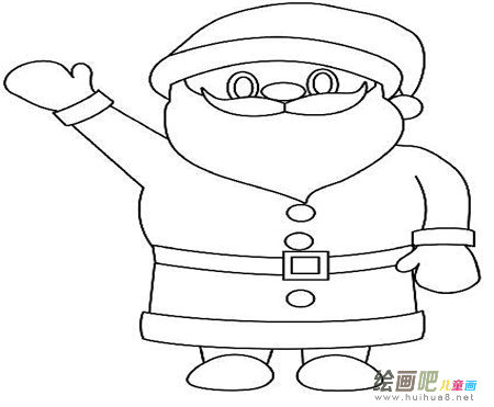 圣诞老人简笔画：我最想要的圣诞礼物